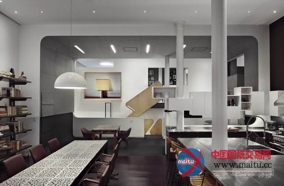 纽约570平方米的豪华阁楼公寓设计