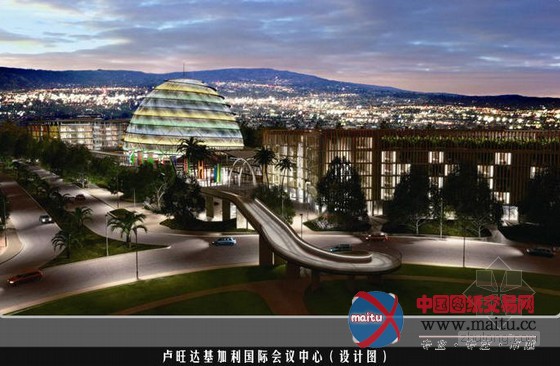 东非五国地标建筑—卢旺达国际会议中心钢结构完工