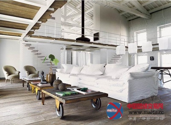 现代乡村风格loft住宅 独特的元素点亮空间