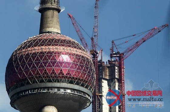 在建第一高楼上海中心大厦即将实现主体结构封顶