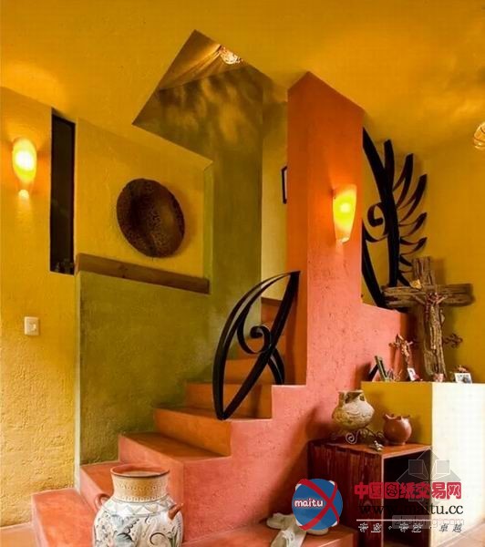 墨西哥色彩缤纷的住宅设计 异域风情十足