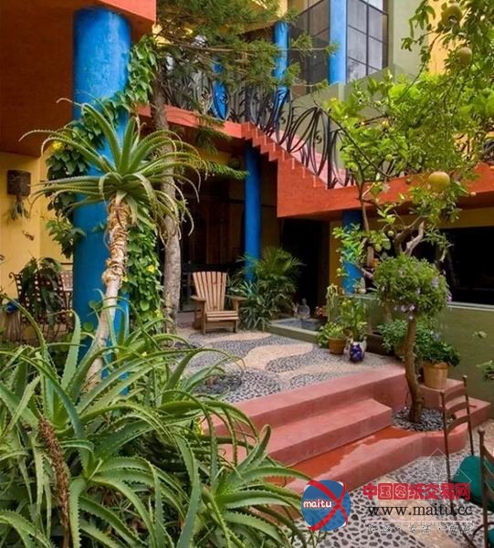 墨西哥色彩缤纷的住宅设计 异域风情十足