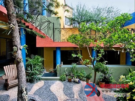 墨西哥色彩缤纷的住宅设计 异域风情十足