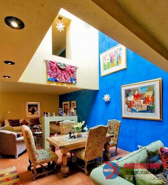 墨西哥色彩缤纷的住宅设计 异域风情十足