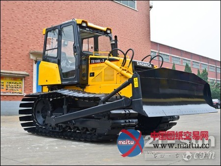 洛阳公司TS100L超湿地推土机研制成功