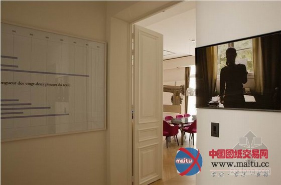 法国巴黎公寓设计 空间充满艺术气息