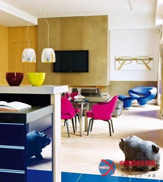 法国巴黎公寓设计 空间充满艺术气息