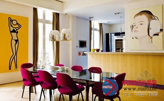 法国巴黎公寓设计 空间充满艺术气息