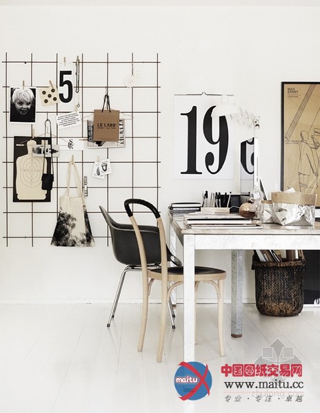 瑞典乡村风格公寓装修 黑与白水乳交融