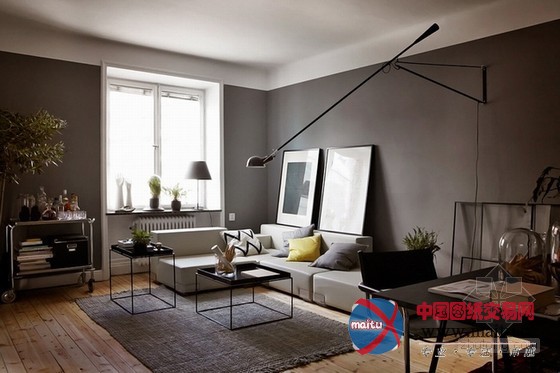 简约大方的47㎡公寓设计 软装搭配丰富