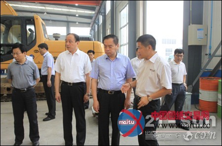 济南市委书记调研永安建机章丘再制造中心