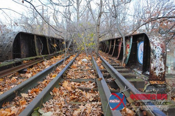 纽约市皇后区的铁轨公园