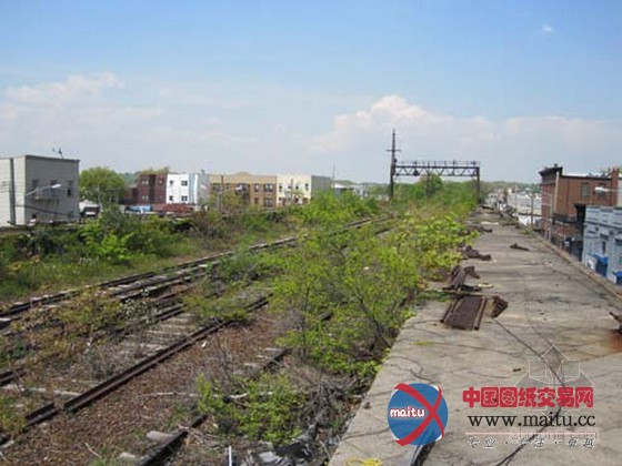 纽约市皇后区的铁轨公园