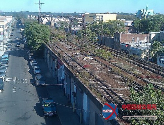 纽约市皇后区的铁轨公园