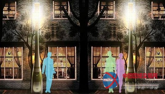 荷兰设计师发明智能街灯:有人靠近才会亮