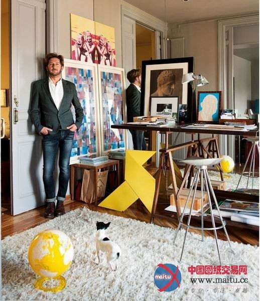 混搭又充满艺术感的公寓装修设计