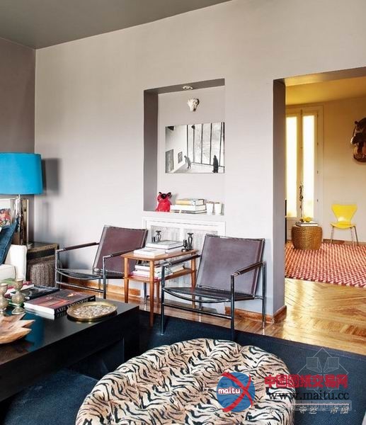 混搭又充满艺术感的公寓装修设计