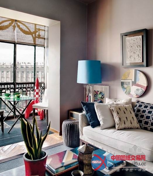 混搭又充满艺术感的公寓装修设计