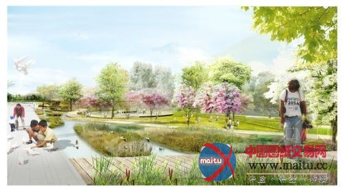 德国戴水道设计的新加坡-南京生态科技岛湿地公园概念方案设计获得竞赛第一名