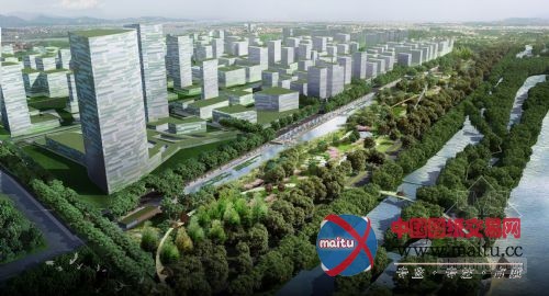 德国戴水道设计的新加坡-南京生态科技岛湿地公园概念方案设计获得竞赛第一名