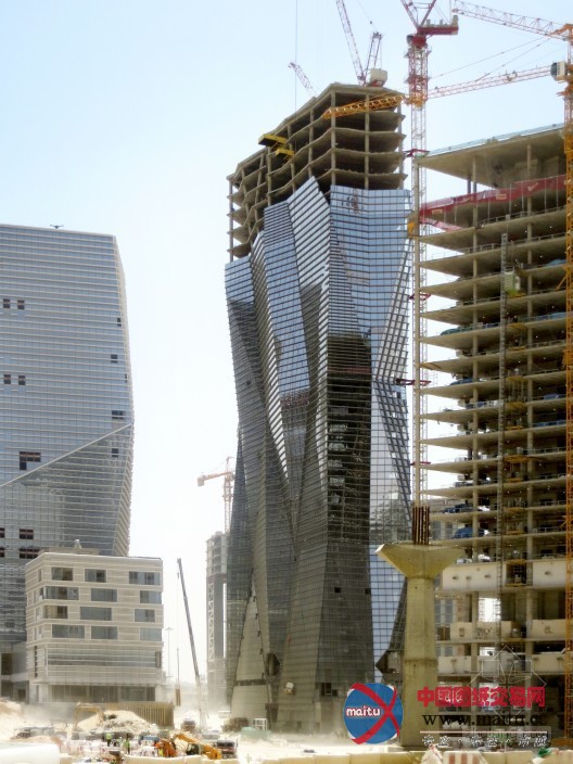 SOM的沙特阿拉伯muqarnas-tower塔进展