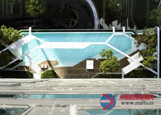 TROP设计的曼谷屋顶泳池
