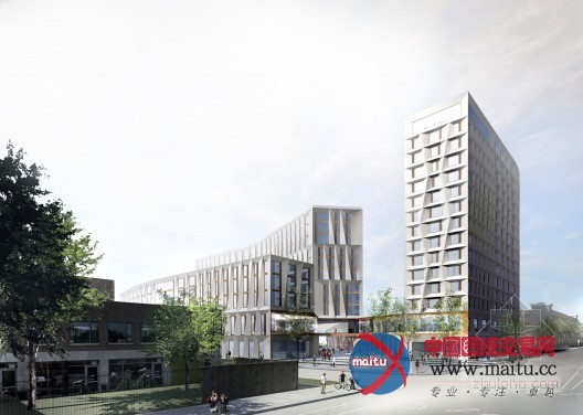 Studio Gang设计的芝加哥大学学生宿舍和餐厅