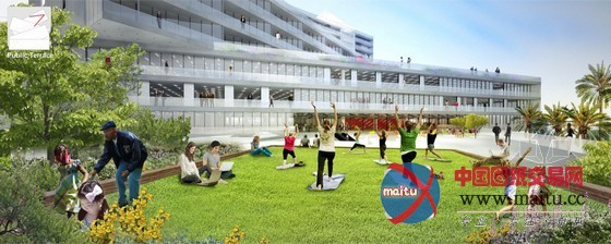 OMA设计的圣莫妮卡市竞标提案