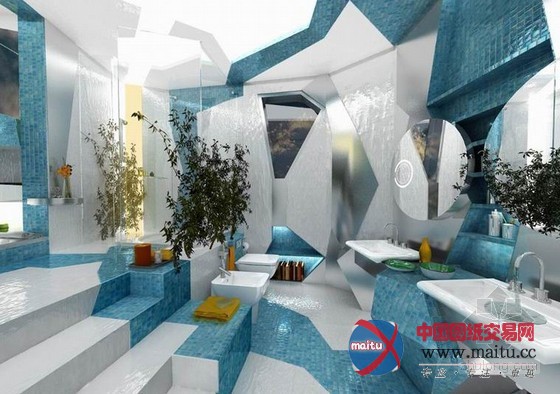 前卫概念浴室设计 被指又土又黄让人傻眼