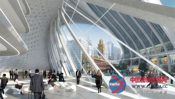 扎哈·哈迪德设计的墨尔本弗林德斯火车站