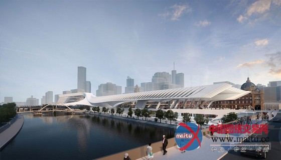 扎哈·哈迪德设计的墨尔本弗林德斯火车站