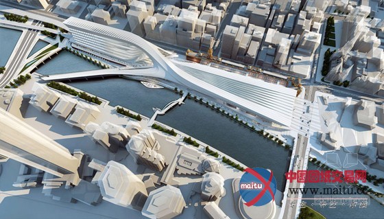 扎哈·哈迪德设计的墨尔本弗林德斯火车站