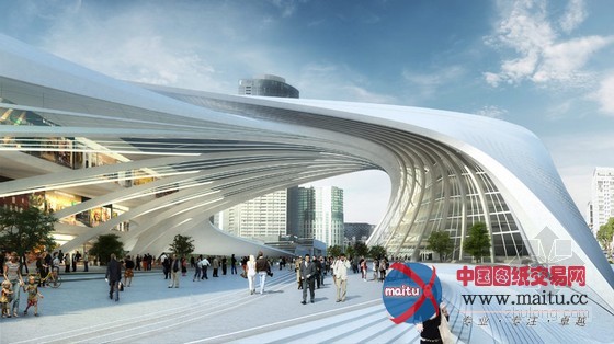 扎哈·哈迪德设计的墨尔本弗林德斯火车站