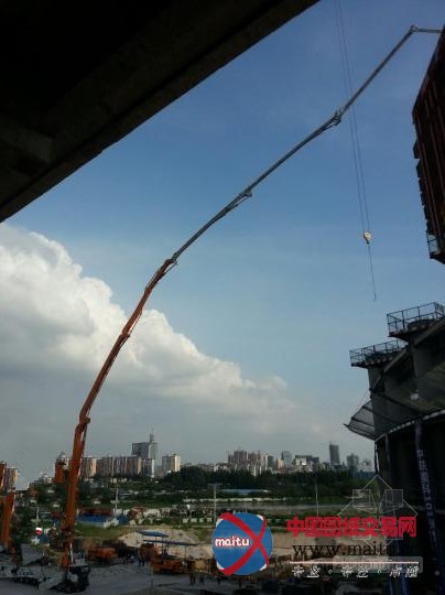 全球最长臂架混凝土泵车施工首秀:中西融合的突破