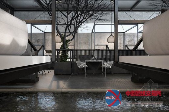 黑白装饰Cube餐厅设计 神秘又充满诱惑