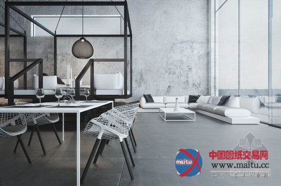 黑白装饰Cube餐厅设计 神秘又充满诱惑