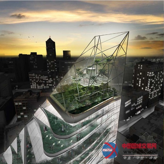 rossetti等设计的新里程碑——底特律城市建筑