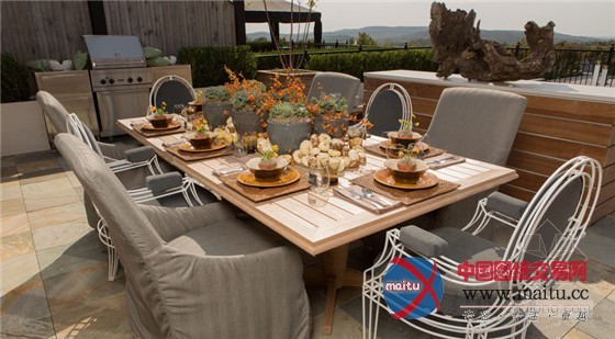 奢华的屋顶露台