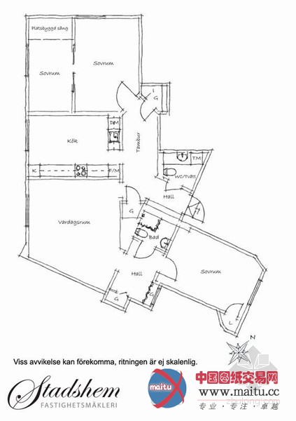 北欧风的大户型住宅 效果杂而不乱
