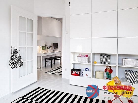 北欧风的大户型住宅 效果杂而不乱