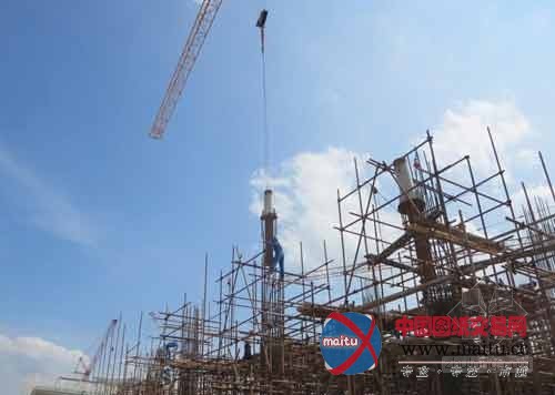 中建钢构福州海峡奥体中心游泳馆启动钢结构施工 水滴造型破茧而出