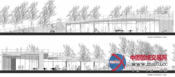 Ziya Imren Architects设计的土耳其Litterfall社会文化中心方案