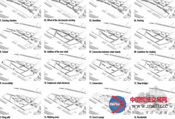 MVRDV设计的巴塞罗那屋顶公园的地下购物中心