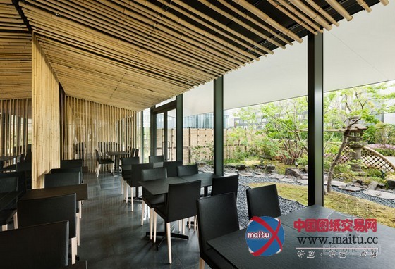 隈研吾设计的东京竹林jugetsudo kabukiza餐厅