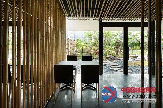 隈研吾设计的东京竹林jugetsudo kabukiza餐厅