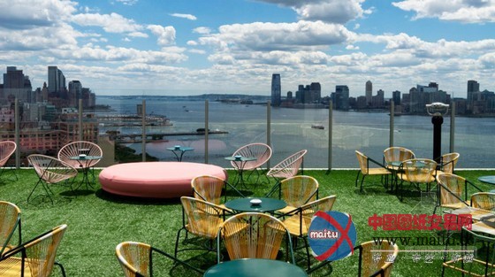 美国纽约标准酒店设计 享有纽约天际线美景