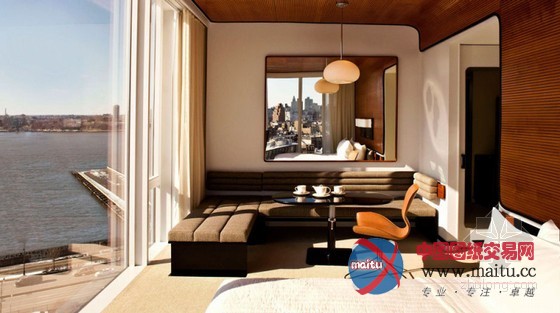 美国纽约标准酒店设计 享有纽约天际线美景