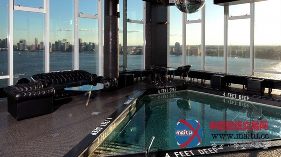 美国纽约标准酒店设计 享有纽约天际线美景