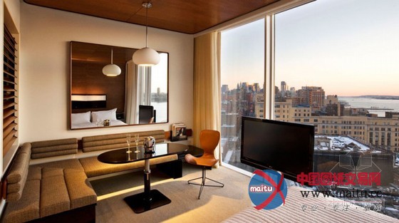 美国纽约标准酒店设计 享有纽约天际线美景