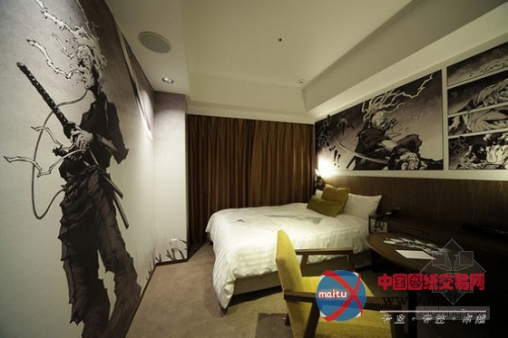 特色漫画主题的东京METS酒店设计